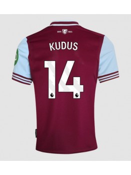 West Ham United Mohammed Kudus #14 Replika Hemmakläder 2024-25 Kortärmad